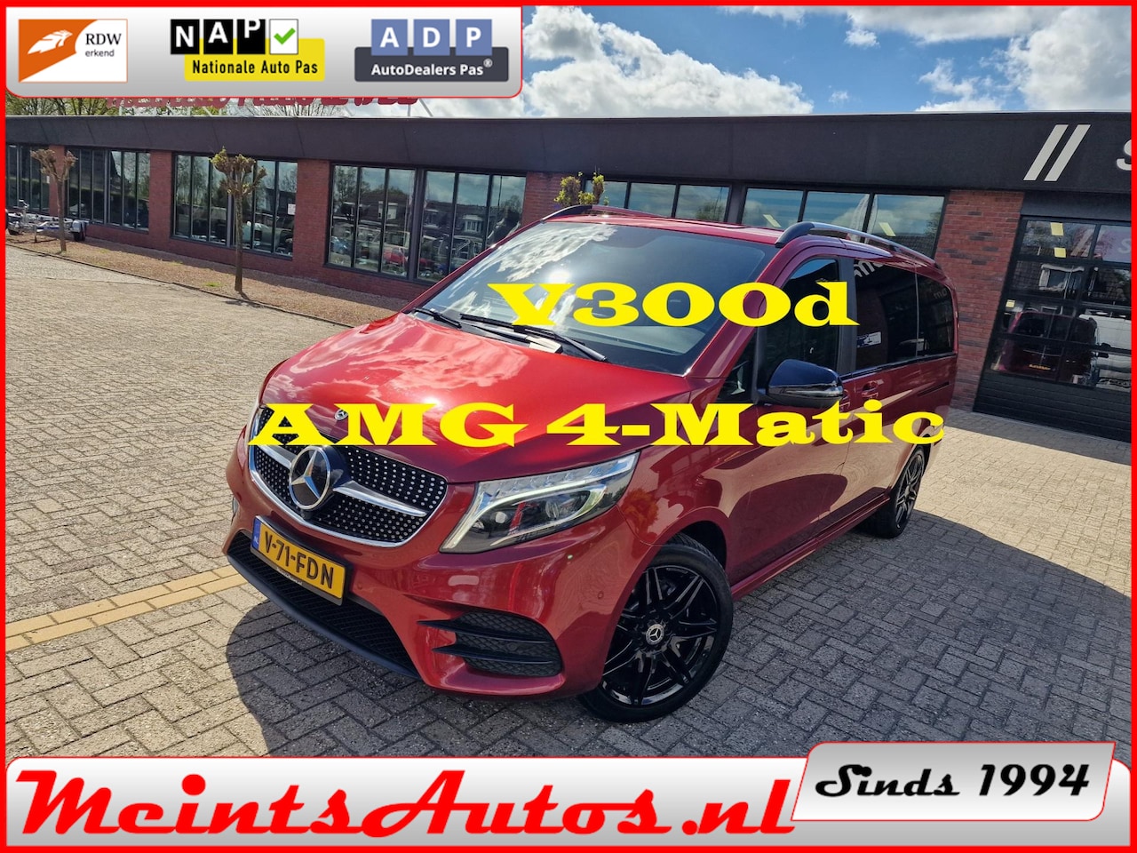 Mercedes-Benz V-klasse - 300d AMG 239Pk 4-MATIC 9G AUT DC Dubbele Cabine Avantgarde BURMESTER, 360, Trekhaak, FULL - AutoWereld.nl