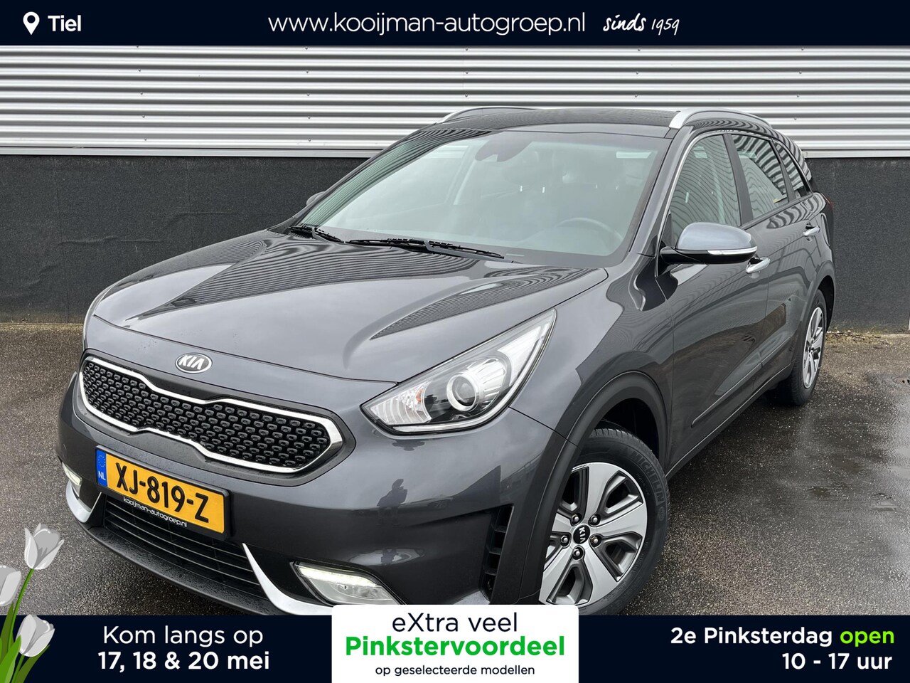 Kia Niro 1.6 GDi Hybrid DynamicLine 1ste eigenaar Nieuw geleverd Dealer onderhouden