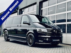 Volkswagen Transporter Caravelle - T6.1 204pk DSG | Blackline | Lang | Dubbel Cab | 2x Elek Schuifdeur | Leer | Clima | LED |