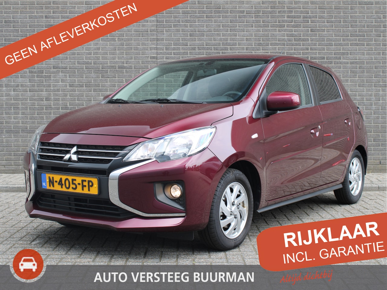 Mitsubishi Space Star - 1.2 Intense Zomer- en Winterbanden, Carplay/Android Auto, Cruise Control, Achteruitrijcame - AutoWereld.nl