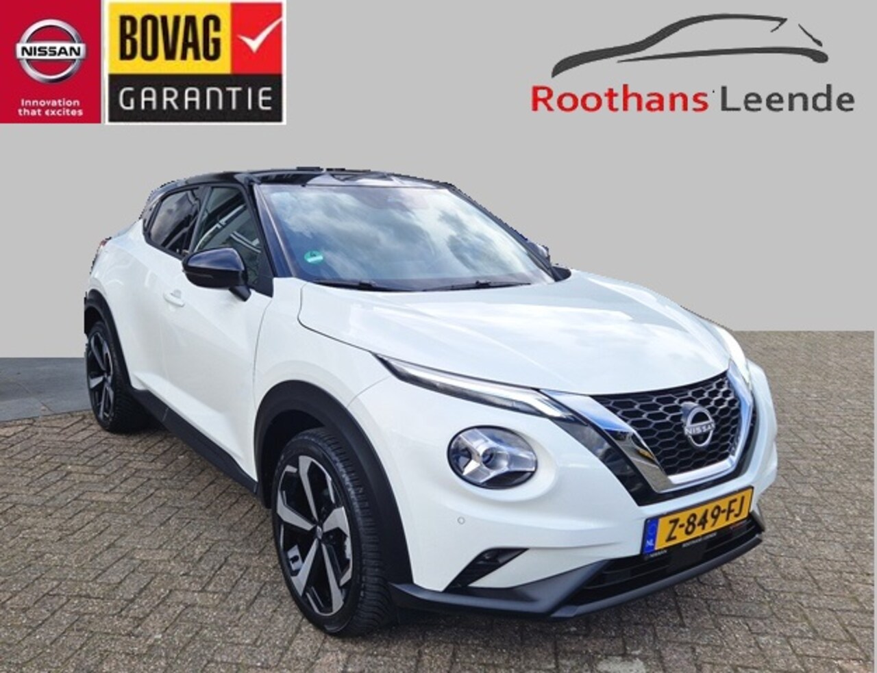 Nissan Juke - 1.0 114PK DIG-Turbo DCT A/T Tekna Navi & Cold Pack 19'' Lm velgen - AutoWereld.nl