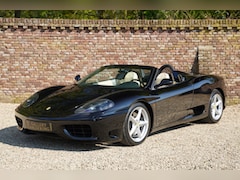 Ferrari 360 - Modena Spider F1 Low kilometers example, Livery in "Nero" over beige interior and black so