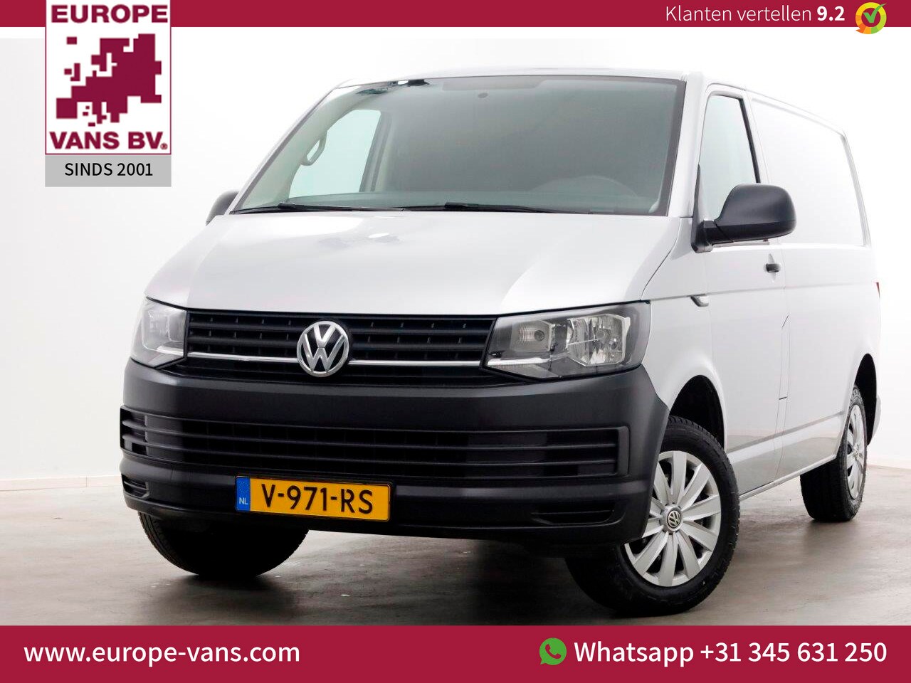 Volkswagen Transporter - T6 2.0 TDI 102pk E6 L1H1 Achterklep/Airco/Navi 08-2018 - AutoWereld.nl