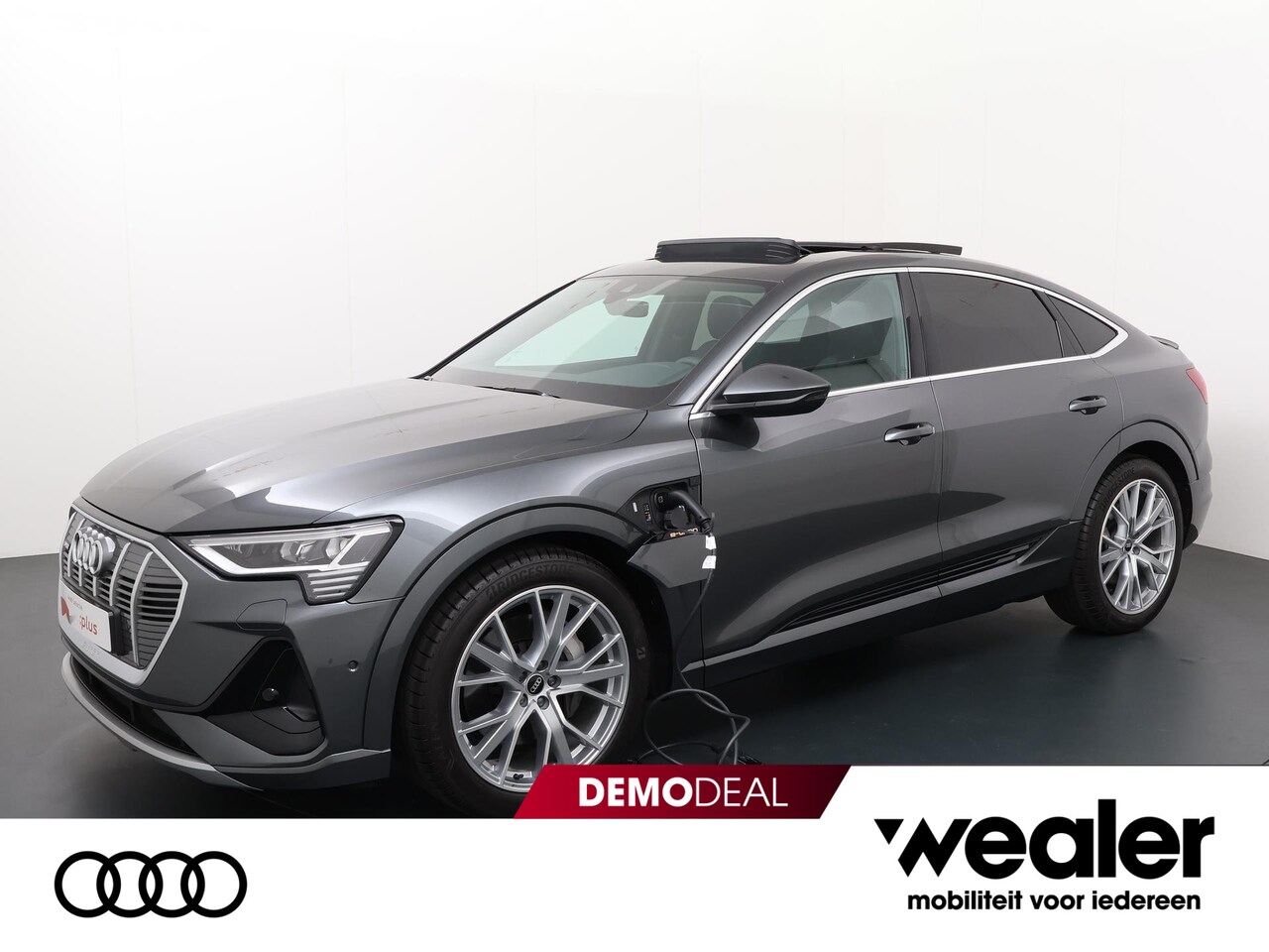 Audi e-tron Sportback - 55 quattro S edition 95 kWh | Panorama glazen schuif kanteldak | 21" LM velgen Audi Sport - AutoWereld.nl