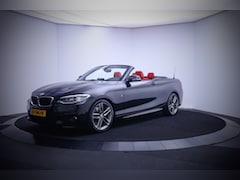 BMW 2-serie Cabrio - 228iA 245Pk M-SPORT HIGH EXECUTIVE HARMAN KARDON/MEMORY/LEDER/NAVI PROF/STUUR+STOELVERW./K