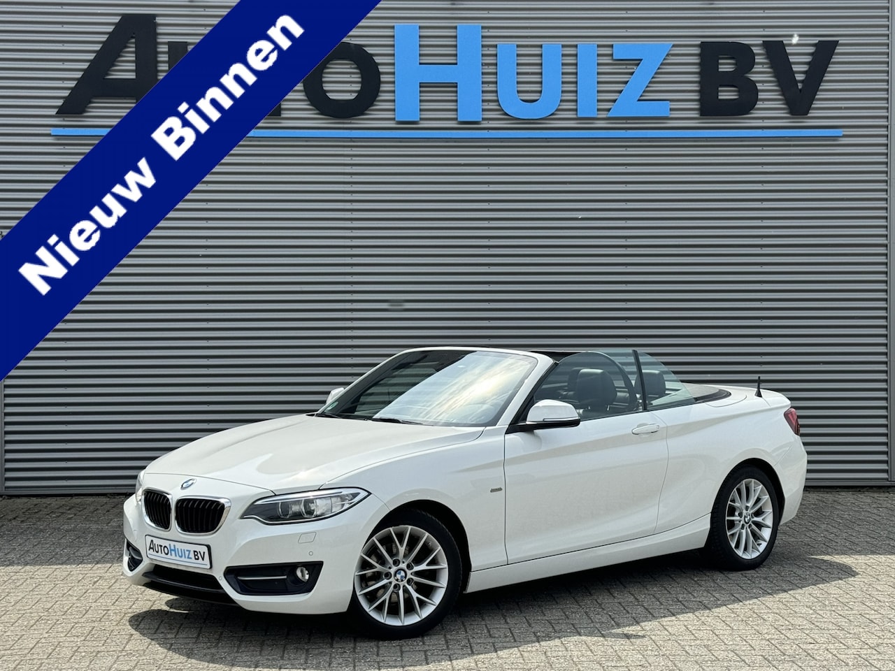 BMW 2-serie Cabrio - 218i Executive Sport Line Leer Navigatie PDC Xenon Climate Control Stuurverwarming Stoelve - AutoWereld.nl