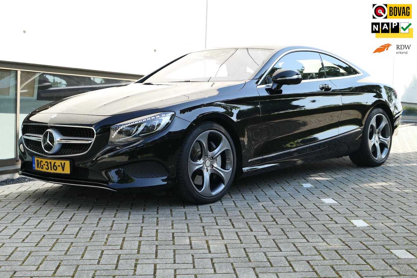 Mercedes-Benz S-klasse Coupé - 500 Swarovski Panodak NAP Designo Full Option Nieuwstaat - AutoWereld.nl