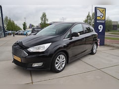 Ford C-Max - 1.0 EB Titanium Stoel-Stuur vw, Clima, Cruise, trekhaak, nieuwe distri WINTERSALE