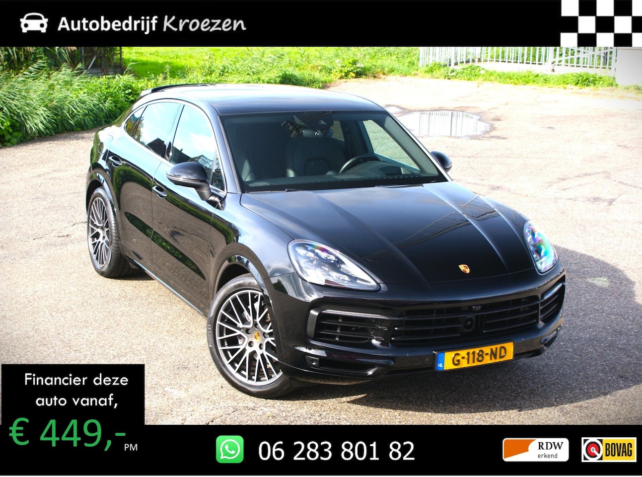 Porsche Cayenne Coupé - 3.0 | Prijs Incl BTW | 360 Camera | Adaptief Cruise | Head Up | Bose | Pano | - AutoWereld.nl