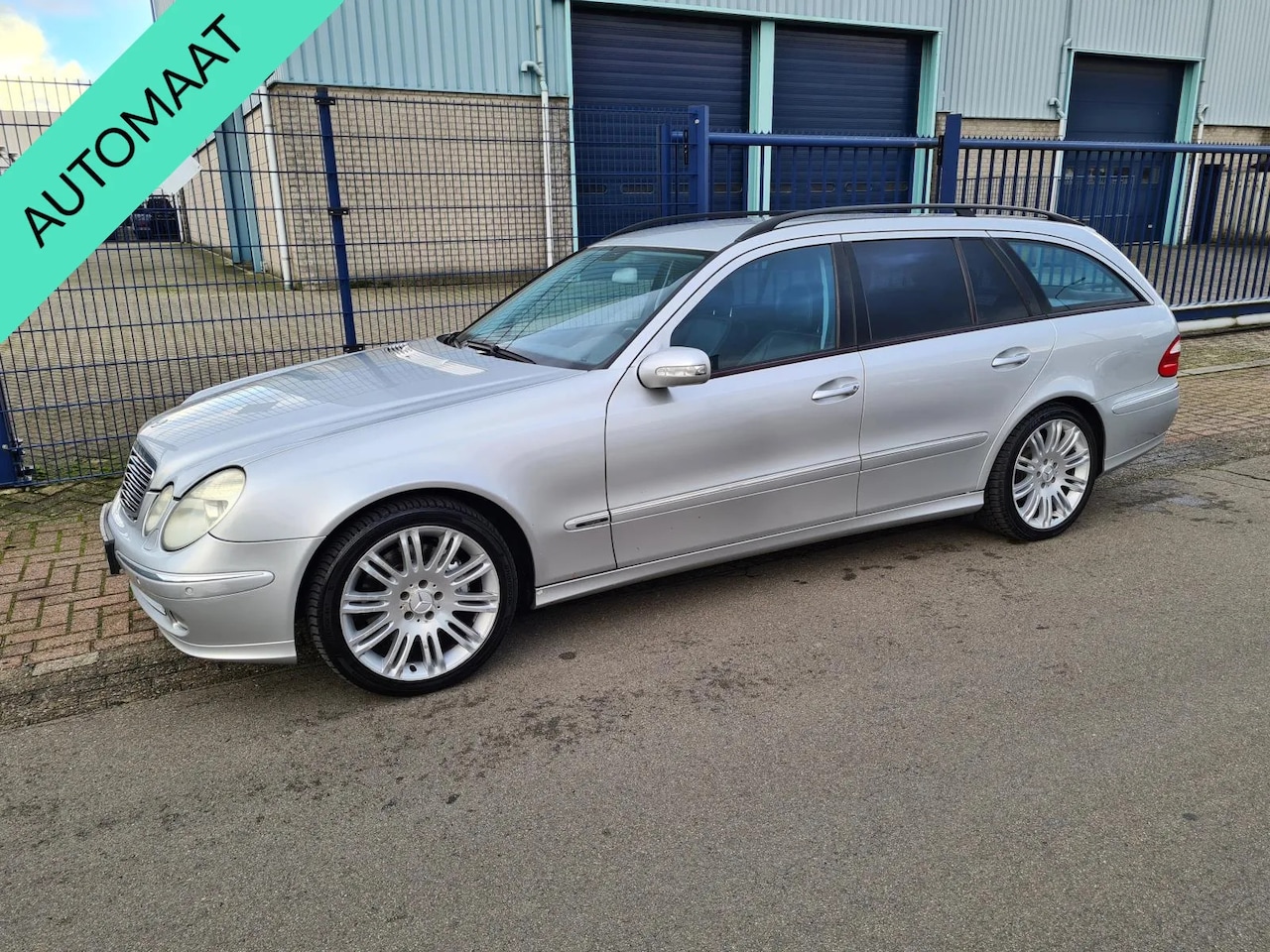 Mercedes-Benz E-klasse Combi - 200 K. AUT. *234.971 KM*LEER*NAVI*18 INCH - AutoWereld.nl