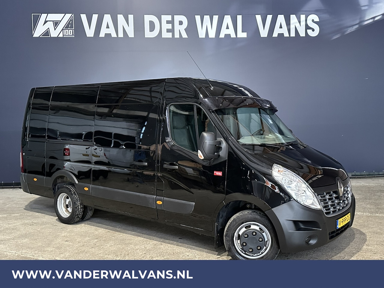 Renault Master - 2.3 dCi 164pk 3500kg trekhaak Dubbel Lucht L3H2 Euro6 Airco | Cruisecontrol Bijrijdersbank - AutoWereld.nl