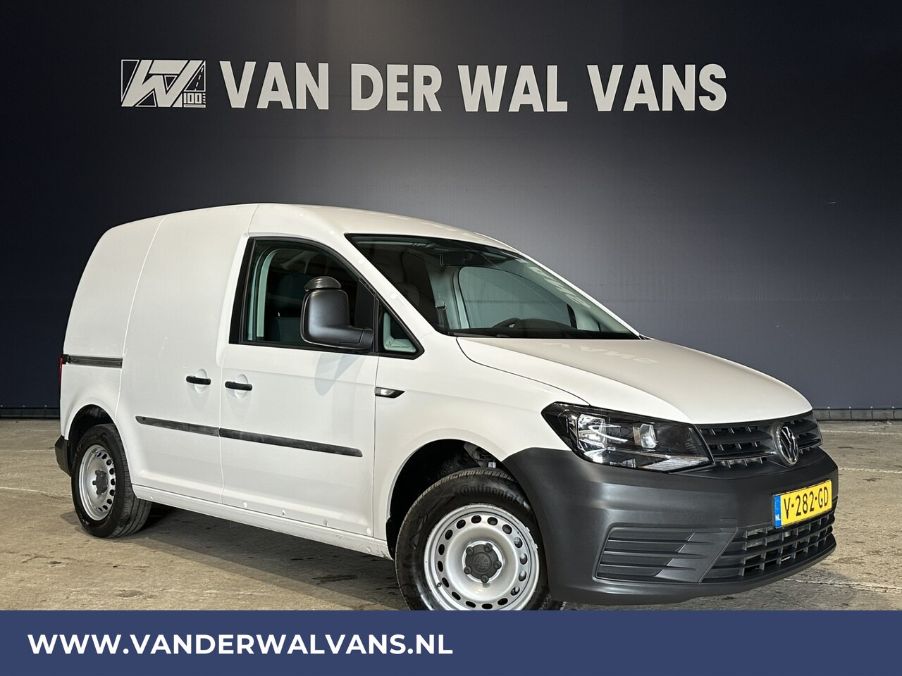 Volkswagen Caddy - 2.0 TDI 102pk L1H1 Euro6 Airco | Cruisecontrol | Trekhaak | Zijdeur bluetooth-telefoonvoor - AutoWereld.nl