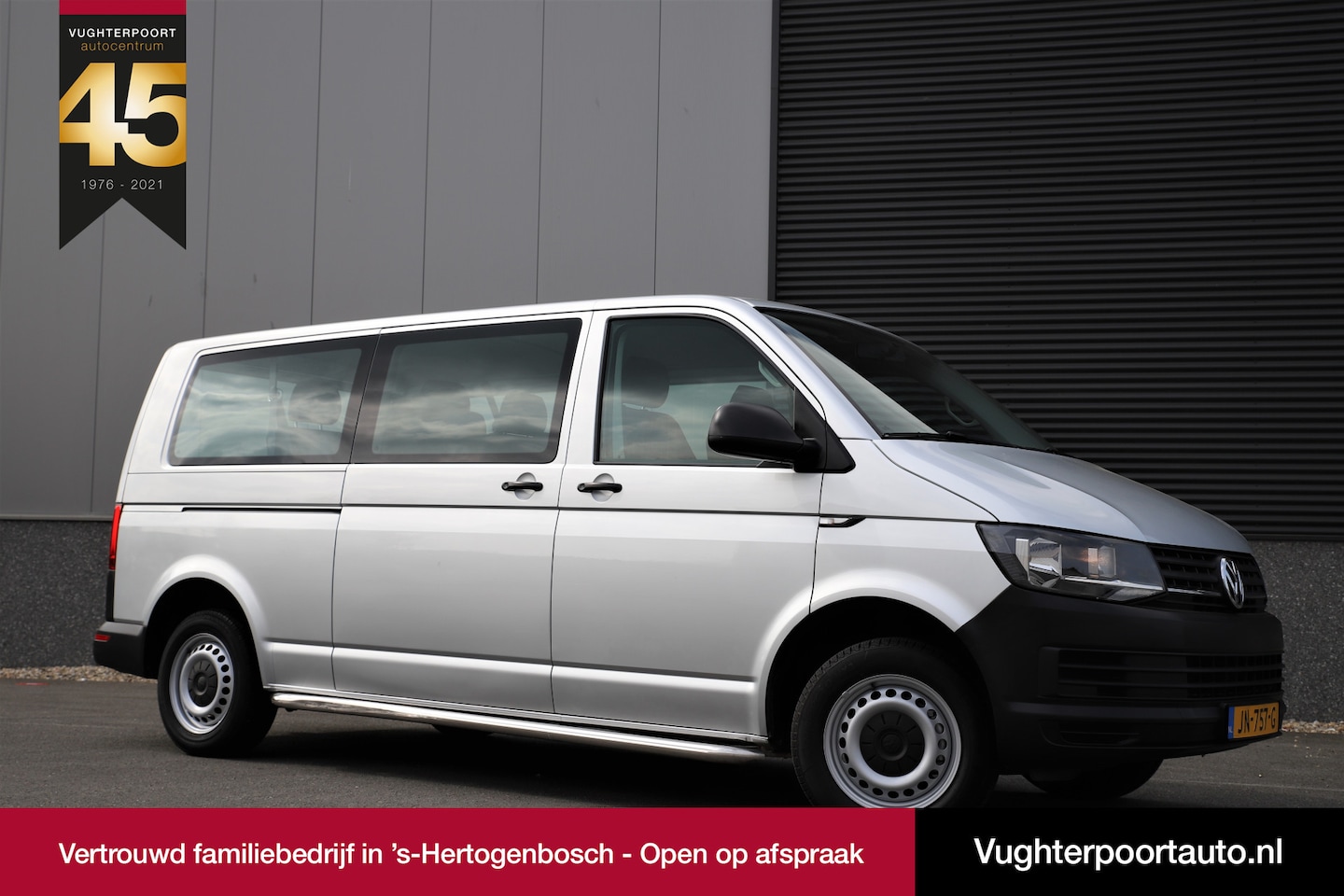 Volkswagen Transporter Kombi - 2.0 TDI L2H1 / 8 persoons/Trekhaak/ Cruise/PDC - AutoWereld.nl