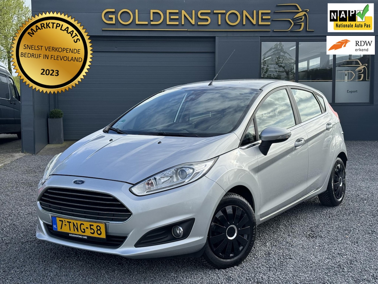 Ford Fiesta - 1.0 EcoBoost Titanium Automaat,Navi,Clima,Cruise,PDC,N.A.P, Nieuwe APK bij Aflevering - AutoWereld.nl