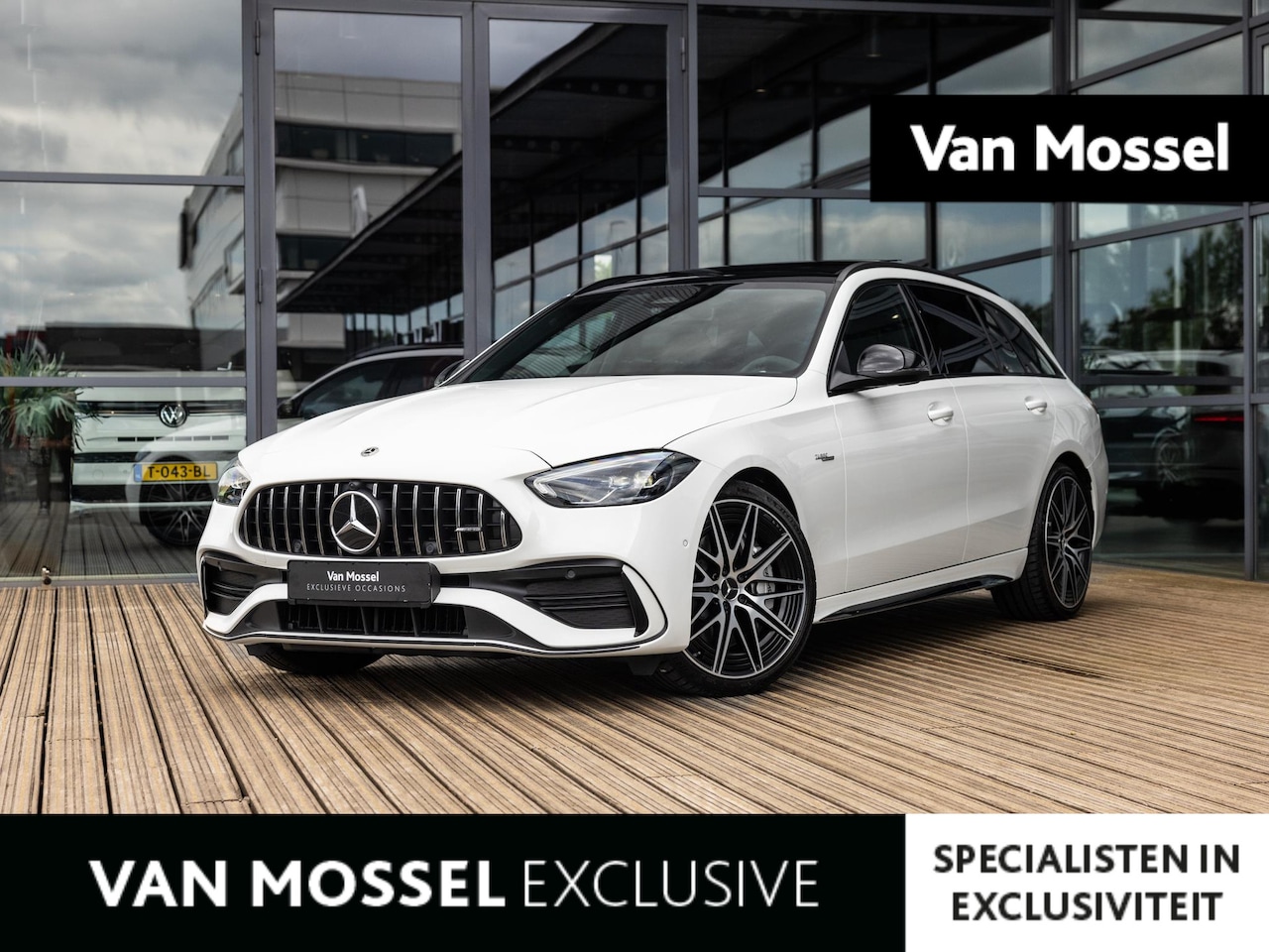 Mercedes-Benz C-klasse Estate - 43 AMG 4MATIC | 20 INCH | NIGHTPAKKET | PANORAMA/SCHUIF-KANTELDAK | PREMIUM SFEERVERLICHTI - AutoWereld.nl