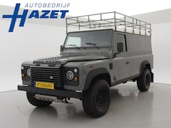 Land Rover Defender 110 - 110" 2.5 TDI GRIJS KENTEKEN ORIGINEEL NEDERLANDS - 3 ZITS + IMPERIAAL / 3500 KG TREKHAAK