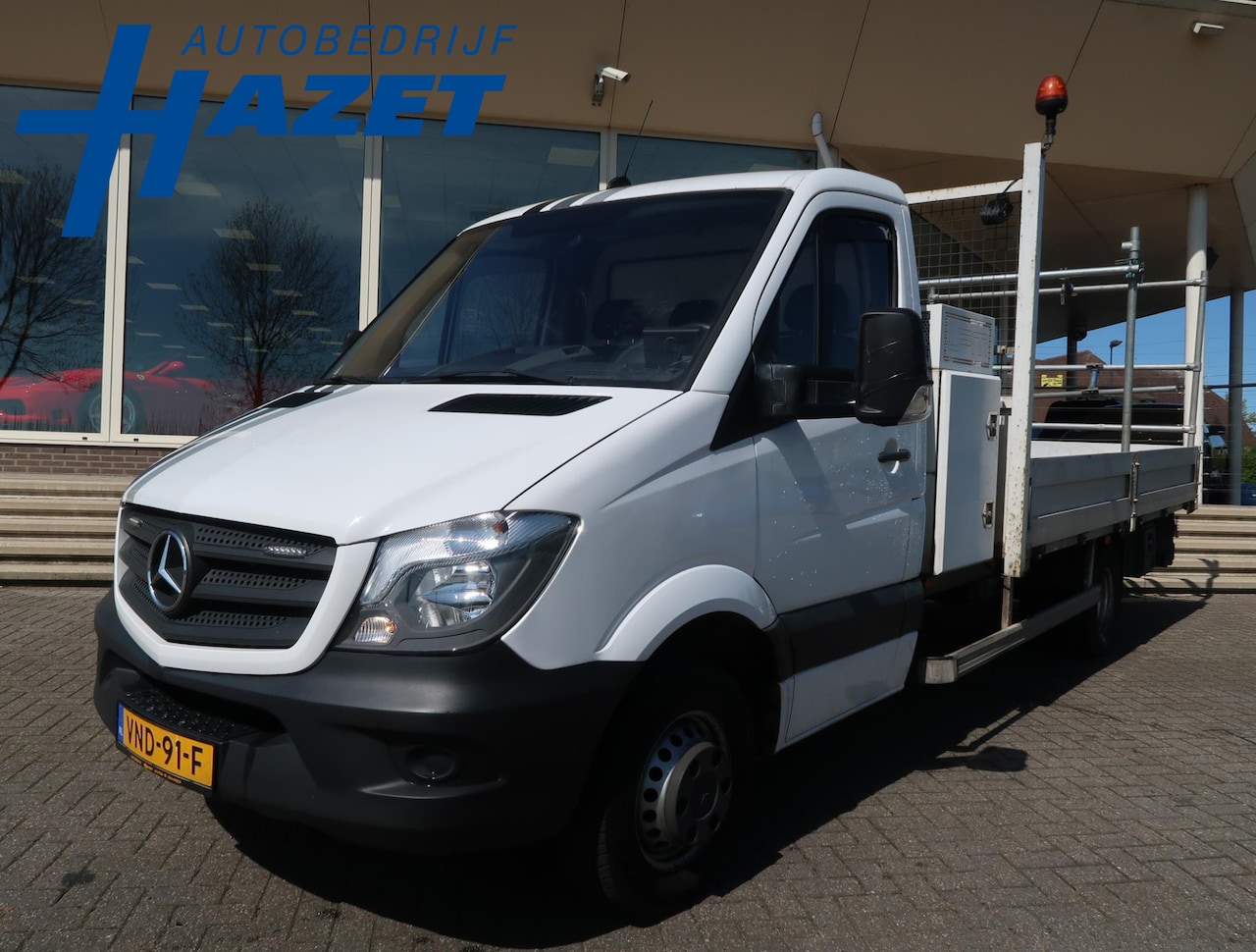 Mercedes-Benz Sprinter - 516 2.2 CDI 432 OPEN LAADBAK DUBBEL LUCHT 3500 KG TREKGEWICHT - AutoWereld.nl