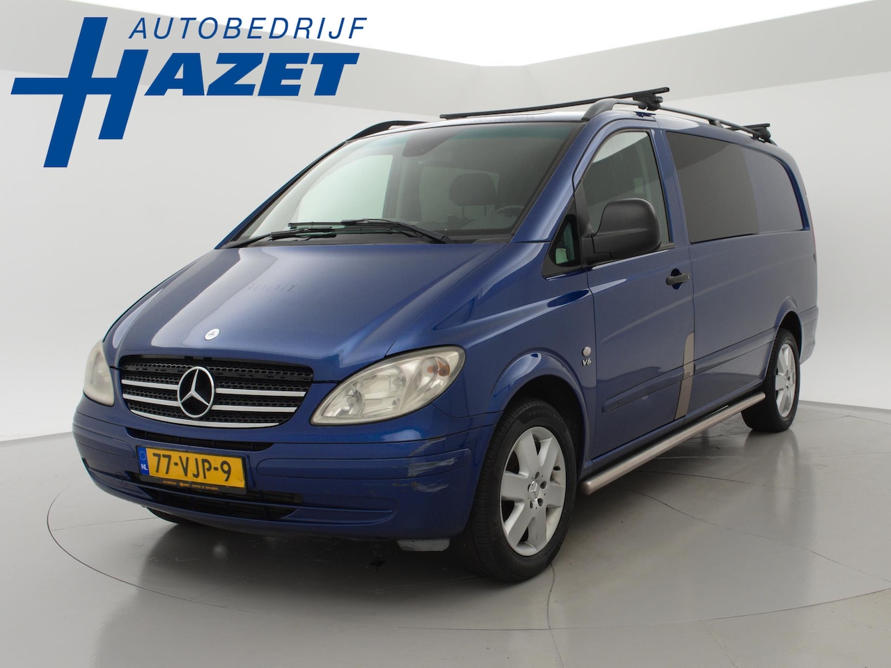 Mercedes-Benz Vito - 120 CDI 3.0 V6 204 PK AUT. DUBBEL CAB. LANG + TREKHAAK / CRUISE / CLIMATE CONTROL - AutoWereld.nl