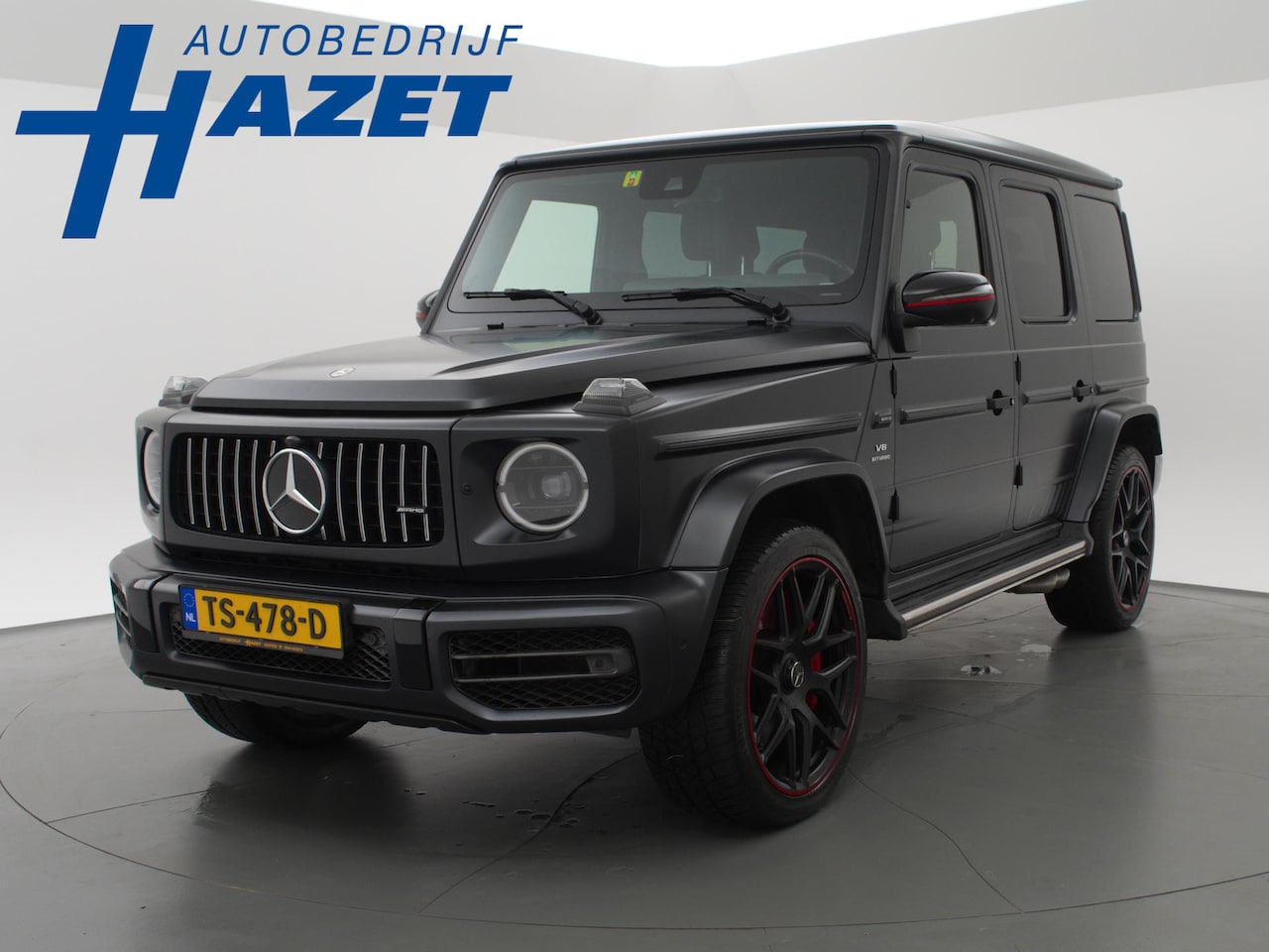 Mercedes-Benz G-klasse - 63 AMG 585 PK EDITION 1 MAGNO MAT ZWART *BTW* ORIG. NL - AutoWereld.nl