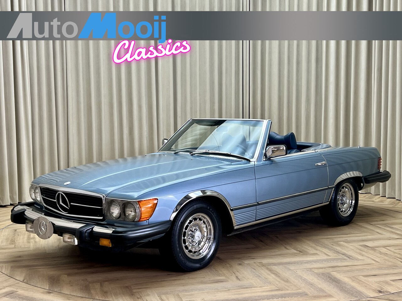 Mercedes-Benz SL-klasse Roadster - 450 SL R107 V8 *INCL HARDTOP* Automaat, Leder, Cruise, Chroom, Zeer mooi - AutoWereld.nl