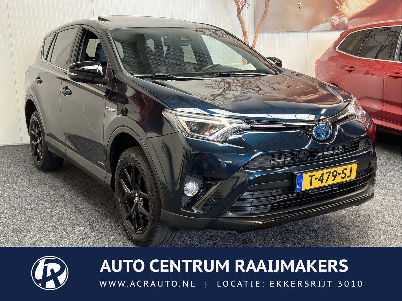 Toyota RAV4 - 2.5 Hybrid Dynamic BLACK Edition NAVIGATIE CRUISE CONTROL CLIMATE CONTROL RIJSTROOKSENSORE - AutoWereld.nl