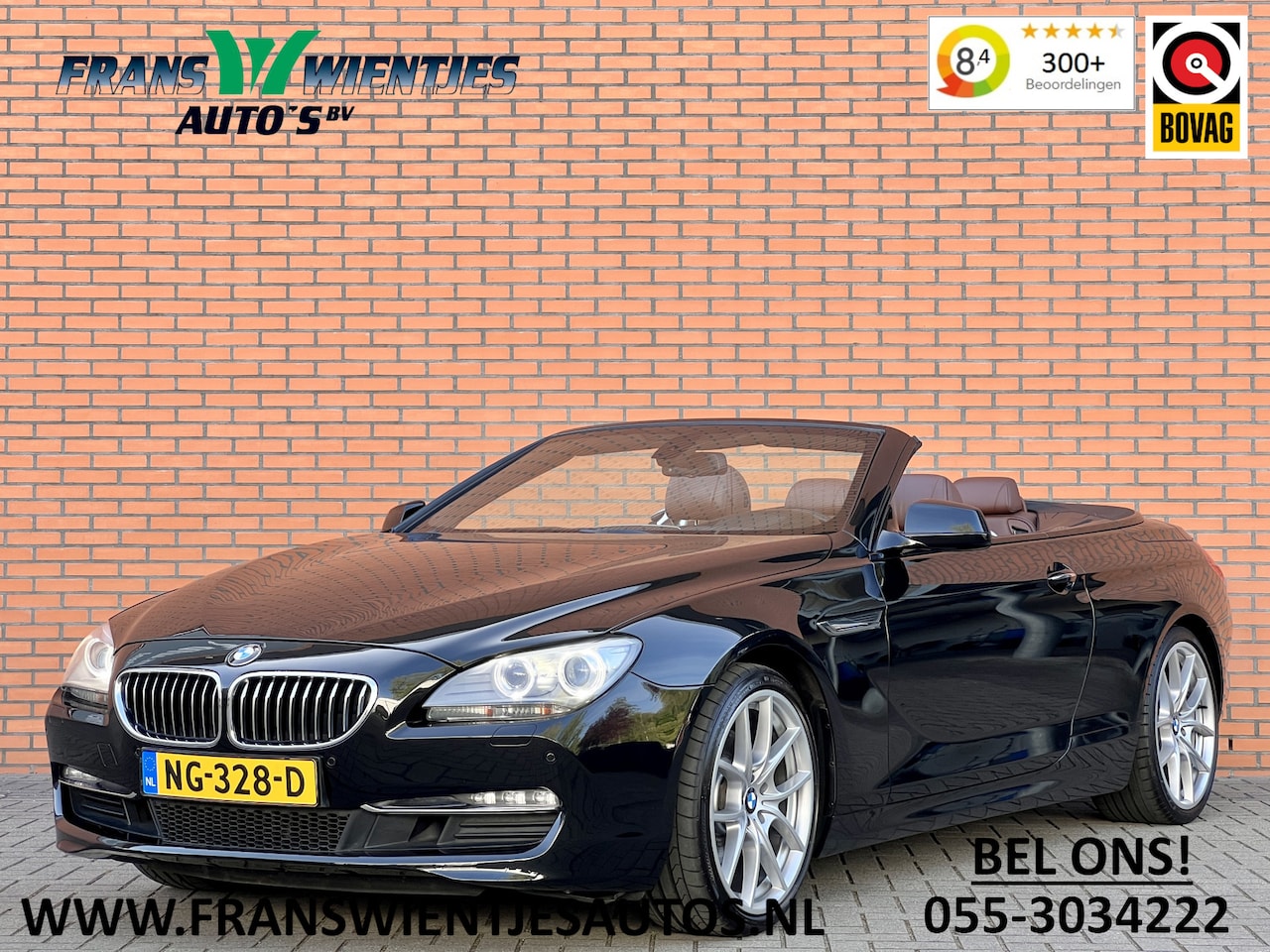 BMW 6-serie Cabrio - 640i High Executive | 320 PK! | Head-Up Display | Softclose | Xenon | 20" Lichtmetaal | Ca - AutoWereld.nl