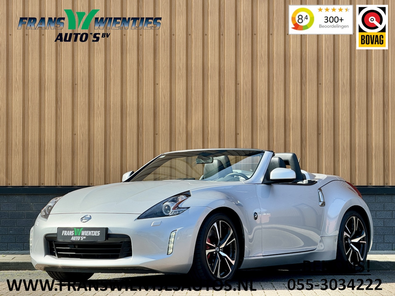 Nissan 370Z Roadster - 3.7 V6 Pack | 328 PK! | Achteruitrijcamera | Stoelventilatie | Bose | Keyless Entry | Blue - AutoWereld.nl