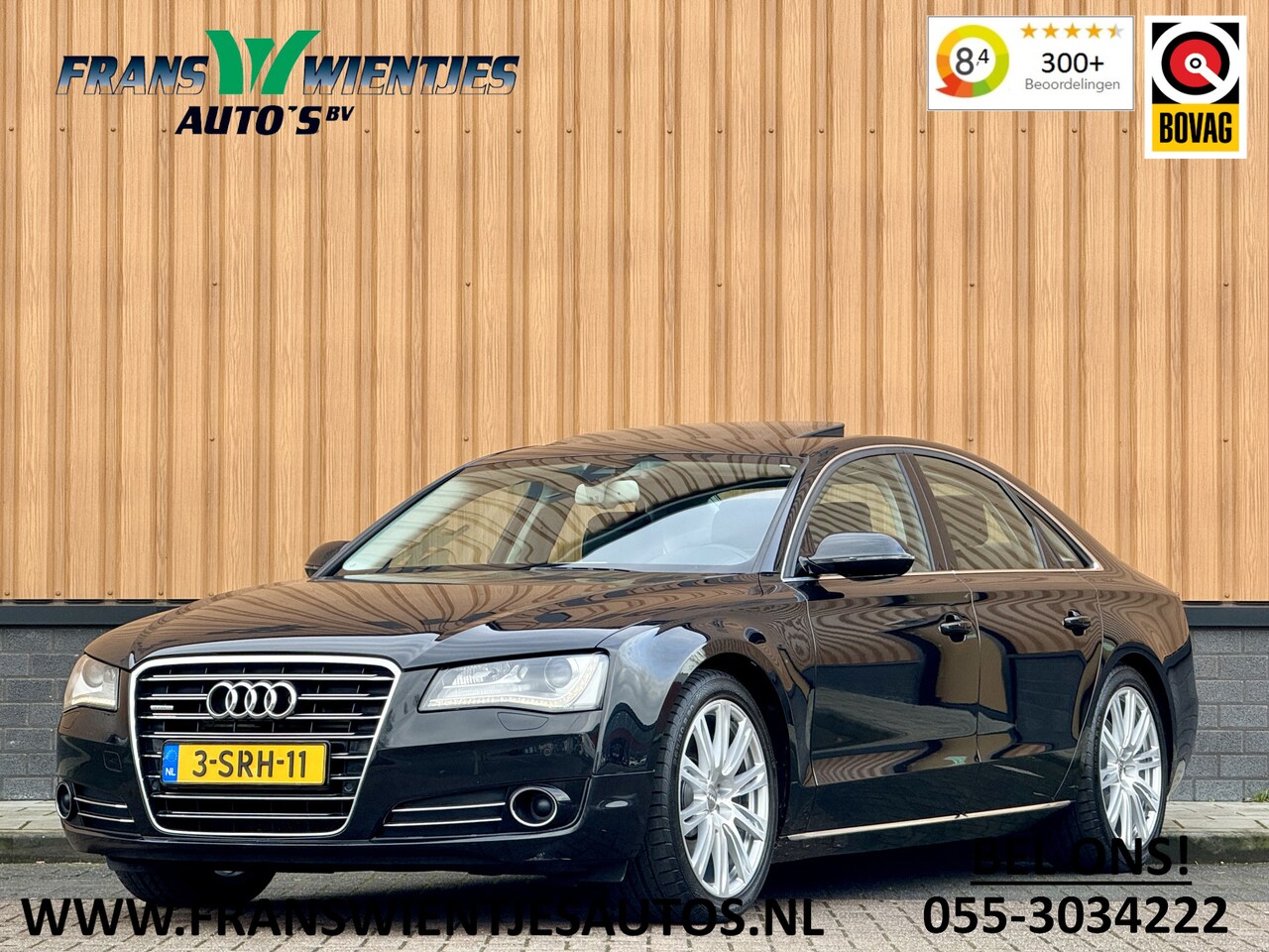 Audi A8 - 4.2 FSI quattro Pro Line+ | 371 PK! | 8 Cilinder | Softclose | Luchtvering | Nachtzicht | - AutoWereld.nl