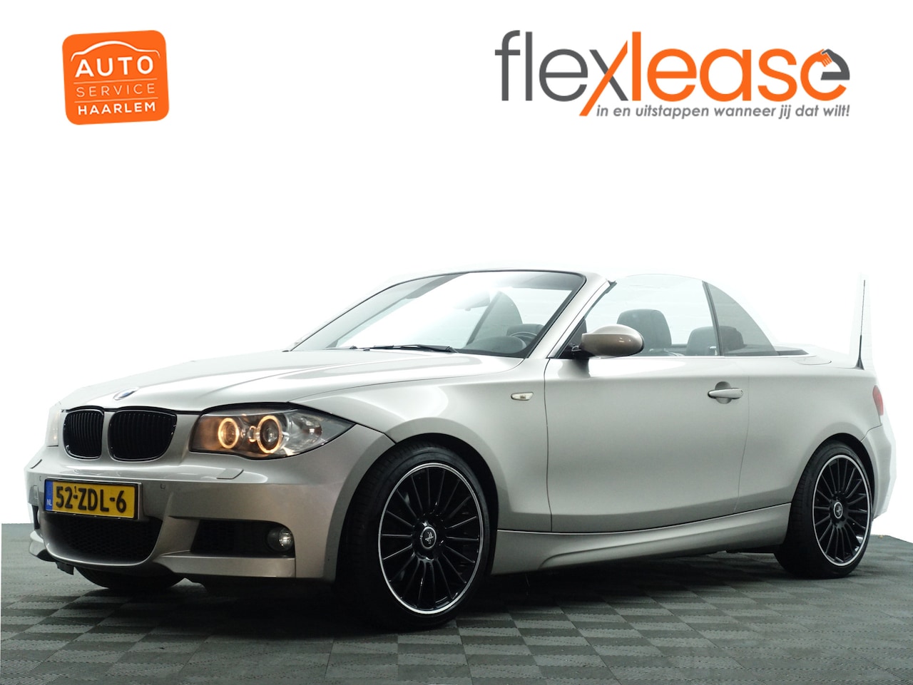 BMW 1-serie Cabrio - 125i M Sport Aut- Stoelverwarming, Leder Sport Interieur, Clima - AutoWereld.nl