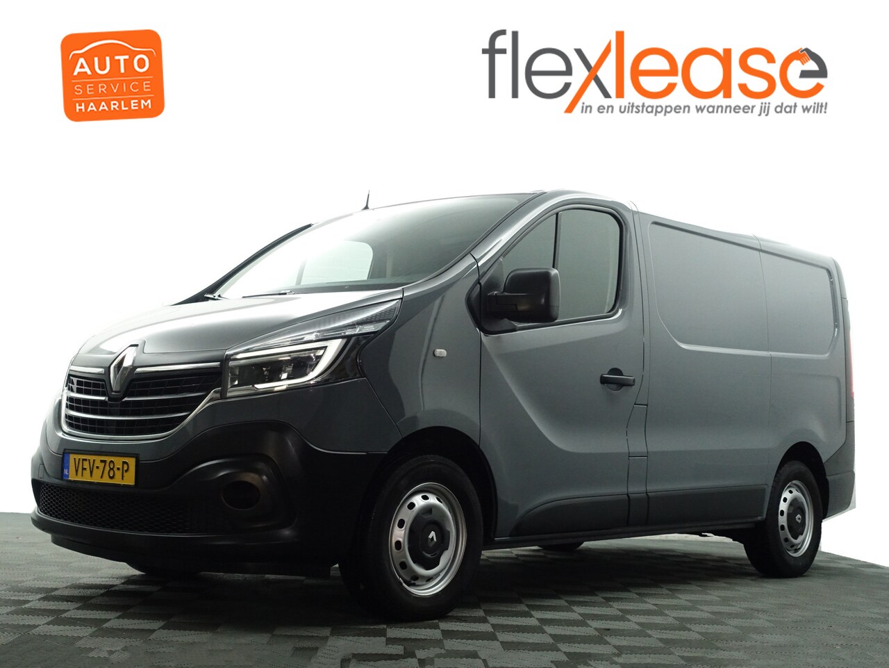 Renault Trafic - 1.6 dCi L1 phase 2 Comfort- 3 Pers, Park Assist, Xenon Led, Cruise, Clima, Grijs Kenteken - AutoWereld.nl