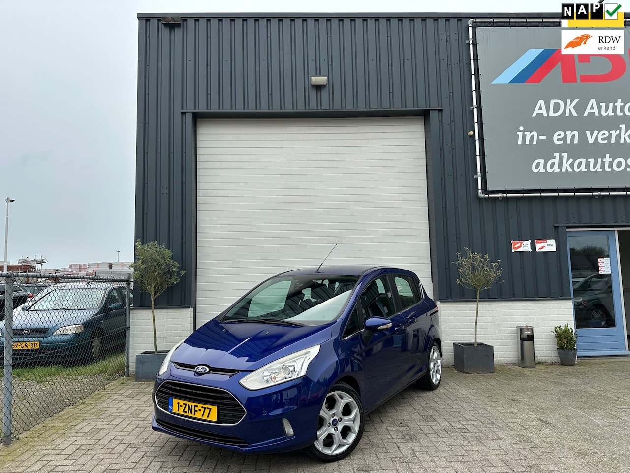 Ford B-Max - 1.0 EcoBoost Titanium CAMERA/NAVI/TREKHAAK/2X PDC/CLIMA/CRUISE - AutoWereld.nl