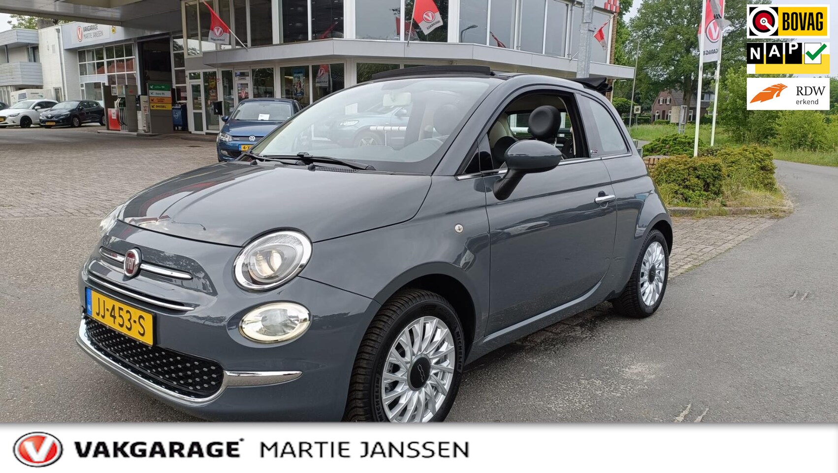 Fiat 500 C - 0.9 TwinAir Turbo Lounge CABRIO - AIRCO - NAVIGATIE - BLUETOOTH TEL - LMV - AutoWereld.nl