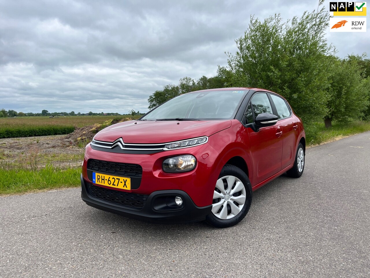 Citroën C3 - 1.2 PureTech Feel 105g 5DRS NAVI PDC TREKHAAK AIRCO NAP GOED ONDERHOUDEN - AutoWereld.nl