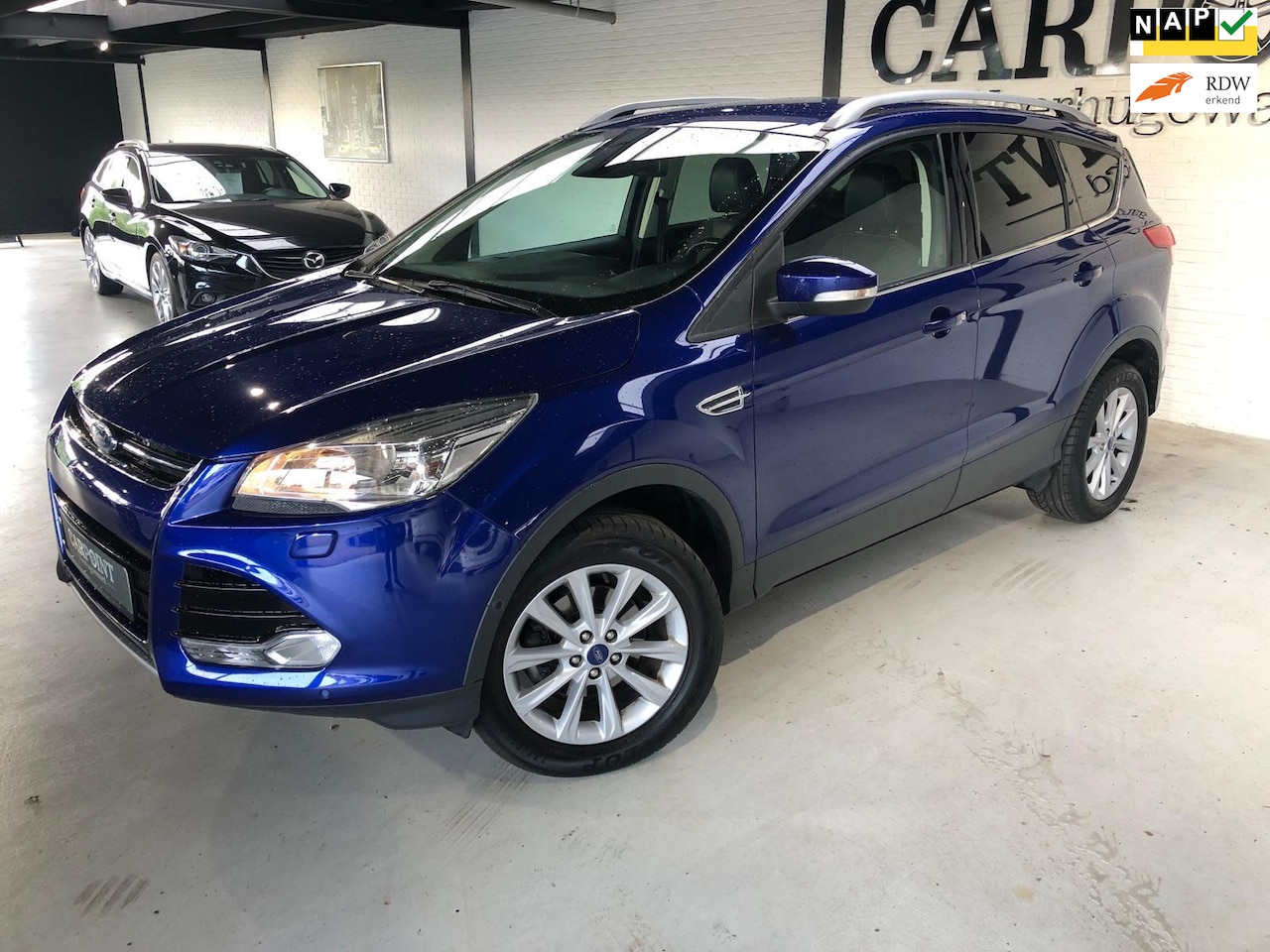 Ford Kuga - 1.5 EcoBoost Titanium 150PK 2016 Cruise Clima Navi Parkpilot Dealer O.H Weinig KM - AutoWereld.nl