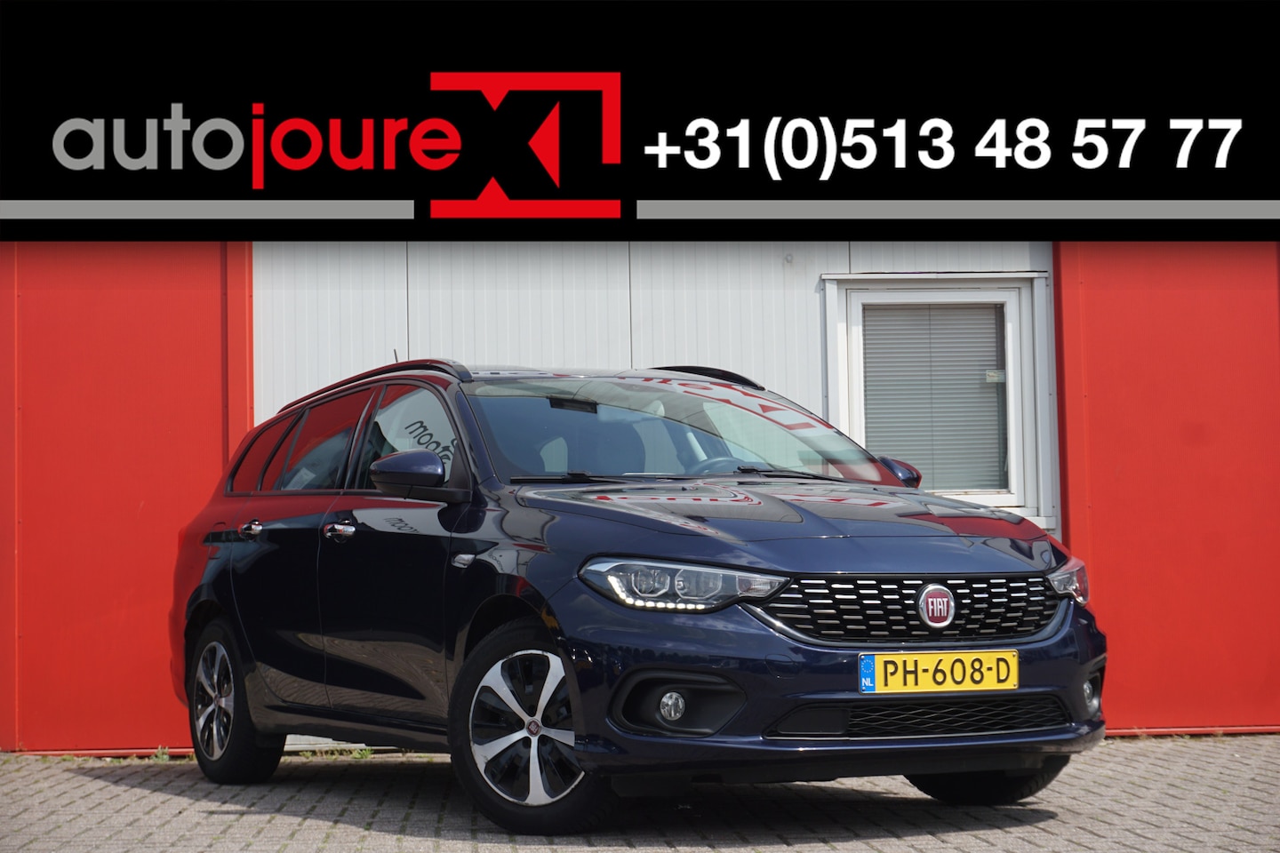 Fiat Tipo Stationwagon - 1.6 MultiJet 16v Business Lusso | Navigatie | Trekhaak | Leder | Origineel NL | - AutoWereld.nl