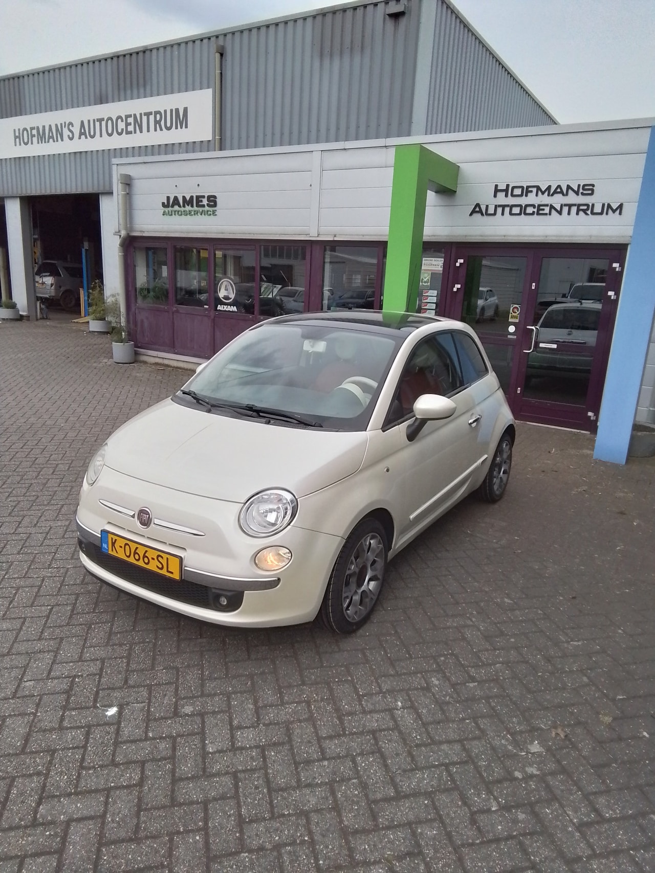 Fiat 500 - 1.4-16V Pop panoramadak airco - AutoWereld.nl