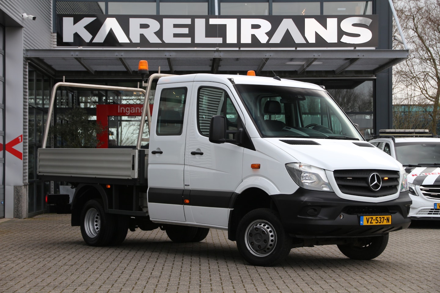 Mercedes-Benz Sprinter - 516 CDI | Aut. | 4x4 | ZG1 | Euro 6 | Open laadbak | Cruise | Airco.. - AutoWereld.nl