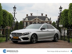 Mercedes-Benz C-klasse - 180 SPORT AMG AUTOMAAT | LEDER | PANODAK | NL-AUTO | 360° CAMERA | NAVI | CLIMA | CRUISE |