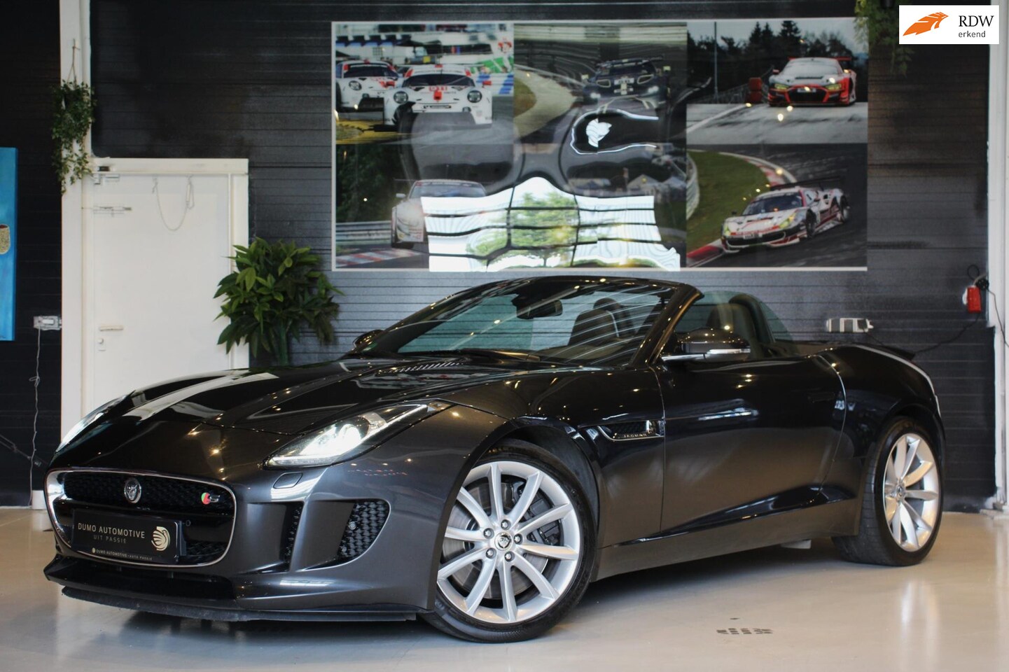 Jaguar F-type - 3.0 V6 S Convertible - RWD - PDC RONDOM + CAMERA - NAVI - CRUISE - LEDER - SPORTUITLAAT - - AutoWereld.nl