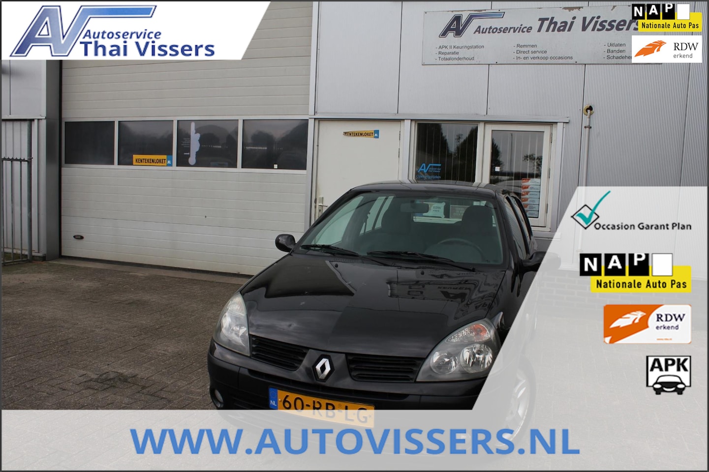 Renault Clio - 1.4-16V 5Deurs Airco LMV Elektr pak Apk 21-5-25 - AutoWereld.nl