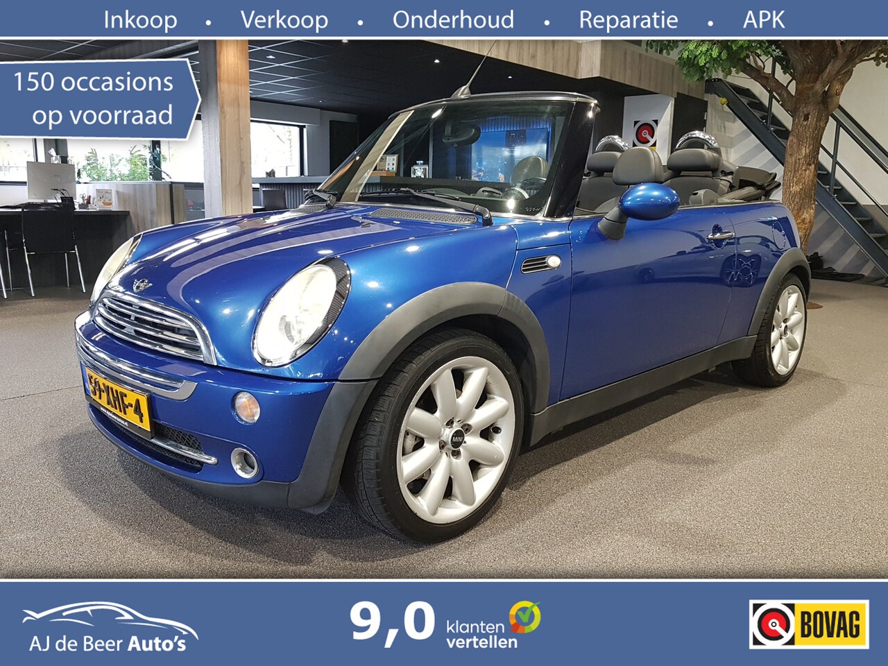 MINI Cabrio - Mini 1.6 Cooper Chili Airco | Half-leder | LMV | Verwarmde stoelen - AutoWereld.nl