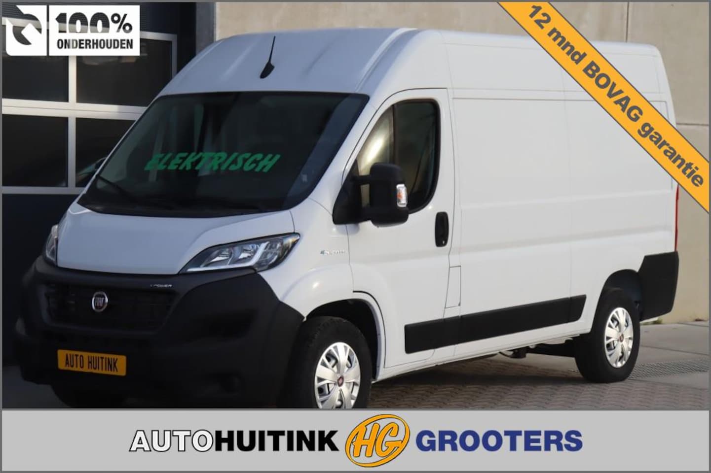 Fiat Ducato - E-Ducato 3.5T L2 H2  47kWh - airco - camera - AutoWereld.nl