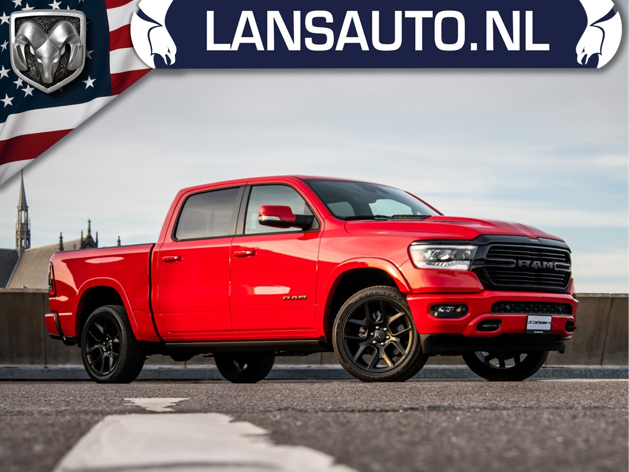 Dodge Ram 1500 - Laramie Night Edition | 5.7L Hemi V8 | 12" Uconnect - AutoWereld.nl