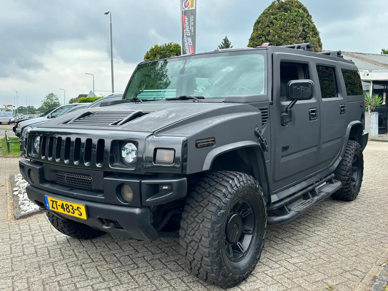 Hummer H2 - 6.0 V8 Youngtimer Zwart 6-Persoons INCL BTW - AutoWereld.nl