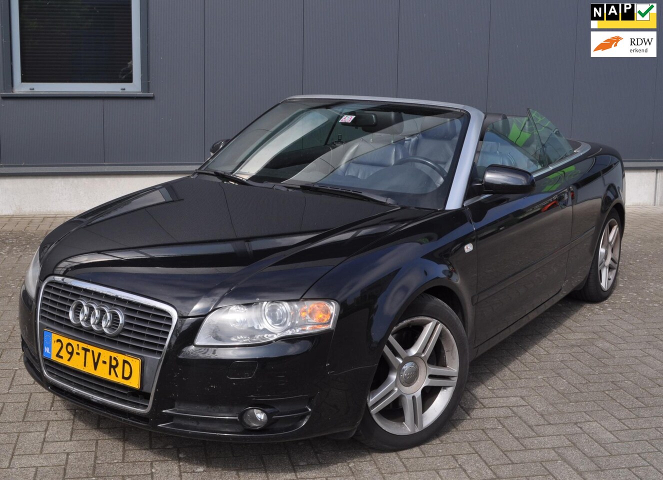 Audi A4 Cabriolet - 3.2 FSI Pro Line 3.2 FSI Pro Line, netto € 8.885, bijtel vriendelijk! - AutoWereld.nl