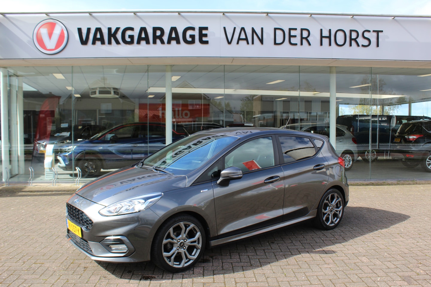 Ford Fiesta - 1.0 EcoBoost ST-Line 1.0 EcoBoost ST-Line ,100pk , 5deurs Navigatie, Airco,Cruise control , Bluetooth Parkeerse - AutoWereld.nl