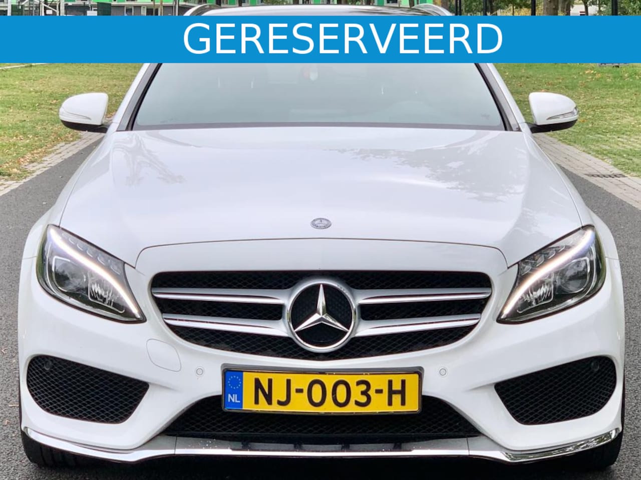 Mercedes-Benz C-klasse - 220 3x AMG LINE ORGINEEL HEAD UP DISPLAY 220PK - AutoWereld.nl