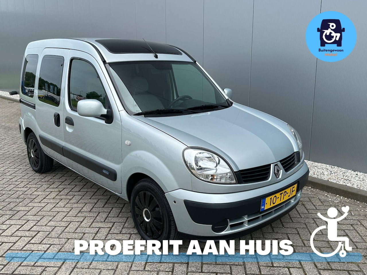 Renault Kangoo - 1.6 Rolstoelauto Airco Rolstoelzitplaats - AutoWereld.nl