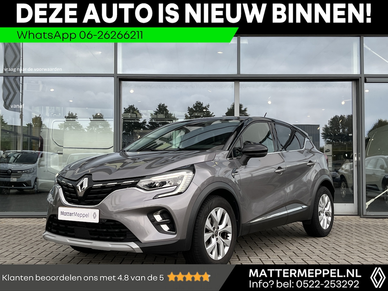 Renault Captur - TCe 100 Intens | Camera | Parkeersensoren V+A | Navigatie | Lichtmetalen Velgen - AutoWereld.nl