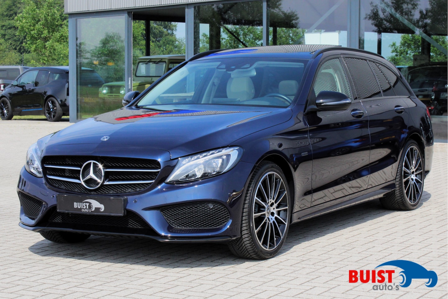 Mercedes-Benz C-klasse Estate - 350 e AMG Line PANO TREKHAAK 19" BURMESTER HUD VOL! - AutoWereld.nl